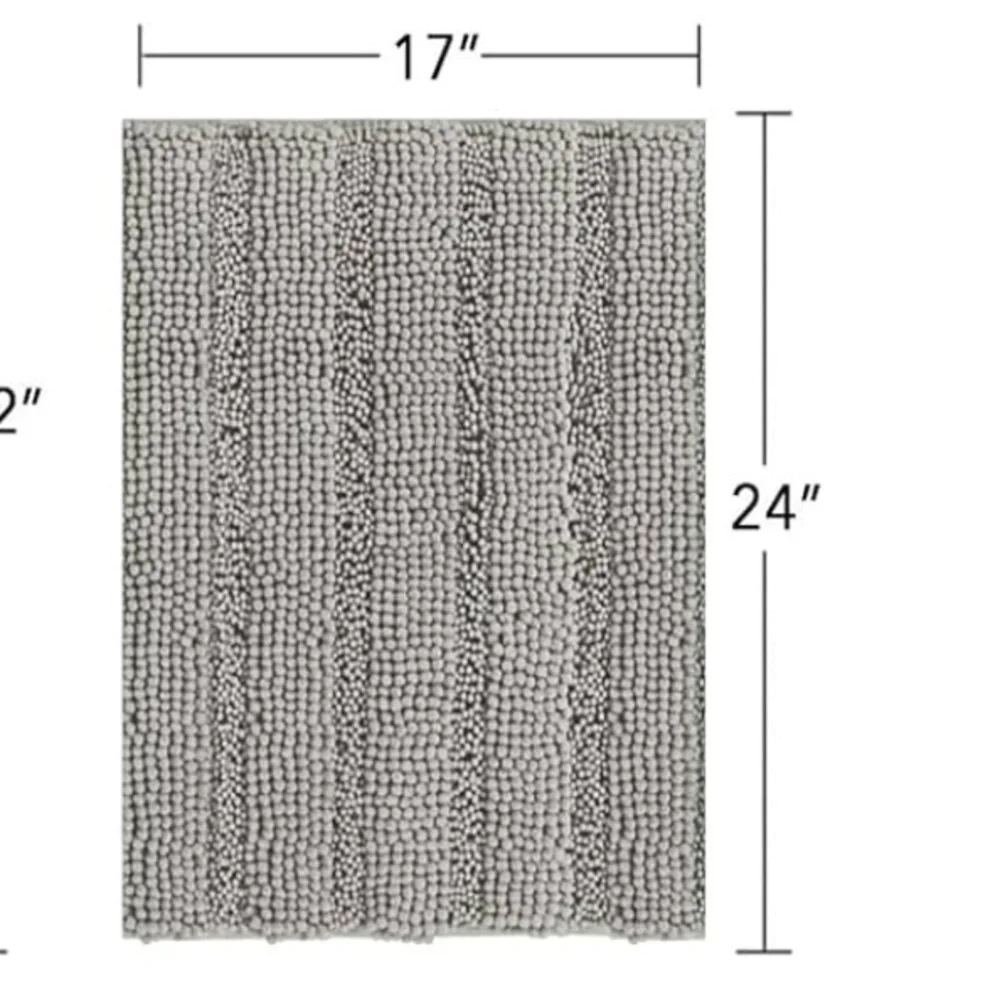 Small Grey Bath Mat